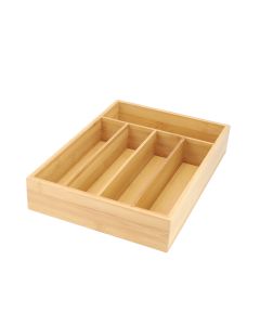 MegaChef Bamboo 5 Section Drawer Organizer